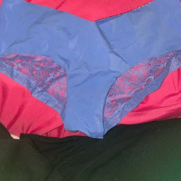 Victoria's Secret Blue Lace Panties Intimates - Picture 1 of 3